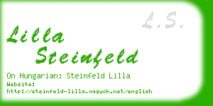lilla steinfeld business card